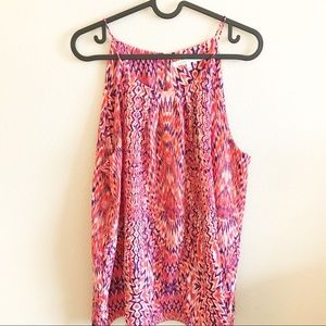 Violet + Claire Geometric Tank Top, Size Large EUC